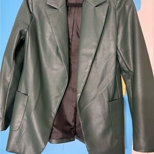 Elegant Dark Green Women's Blazer